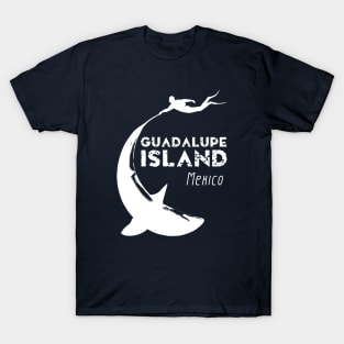 Guadalupe Island Shark Diving T-Shirt